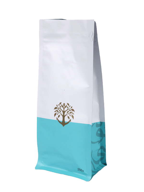 Saco de embalagem de acabamento fosco para embalagem de alimentos com zíper